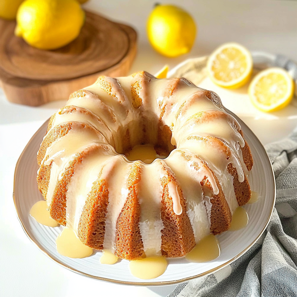 Homemade Gluten Free Lemon Bundt Cake