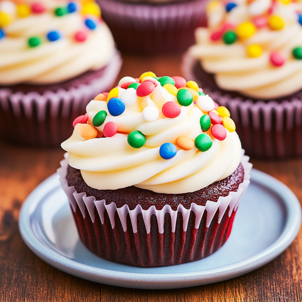 Holiday Lights Cupcake