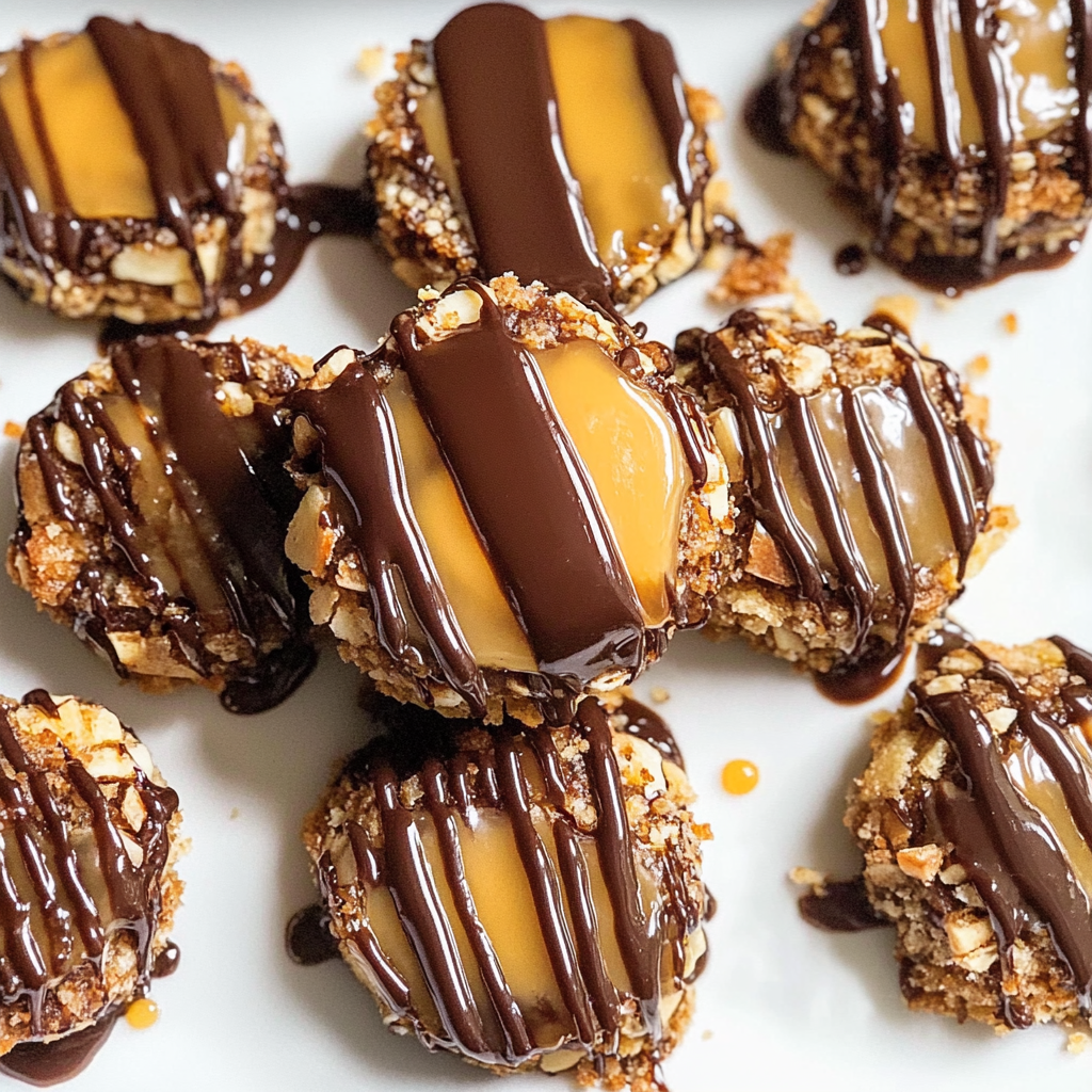 Turtle Thumbprint Cookies