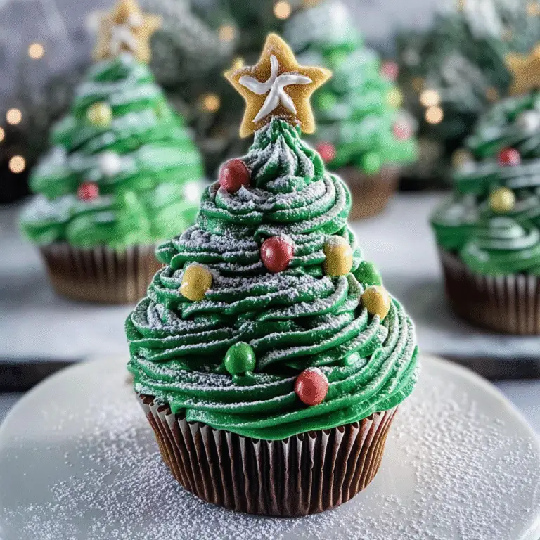 Christmas Tree Cupcake Recipe