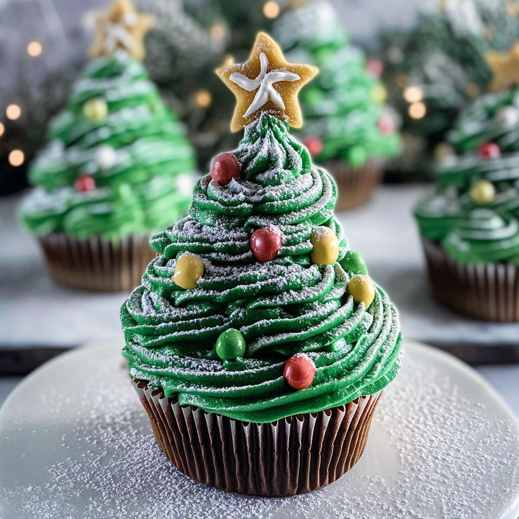 Christmas Tree Cupcake Recipe