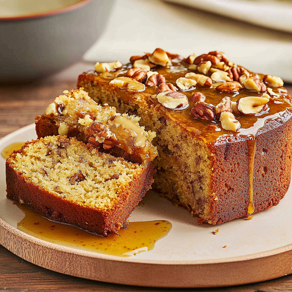 Banana Walnut Cake Recipe