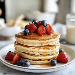 Fluffy Homemade Pancakes