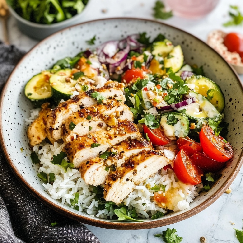 Greek Chicken Bowls