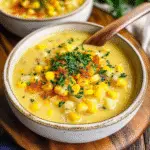 Instant Pot Potato Corn Chowder Vegan Recipe