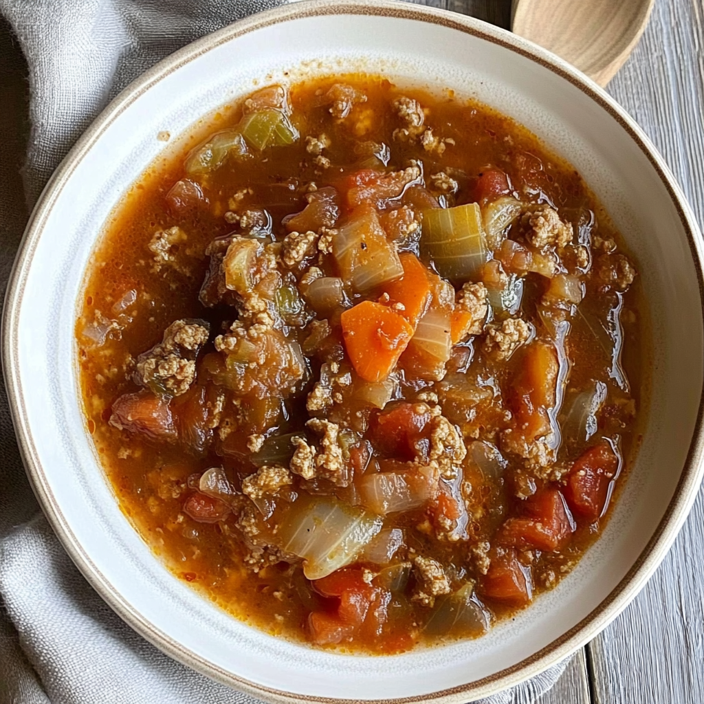 Cabbage Soup With Ground Beef Crock Pot Recipe