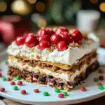 Christmas Cookie Lasagna