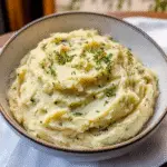 Creamy Mashed Potatoes with Herb & Garlic