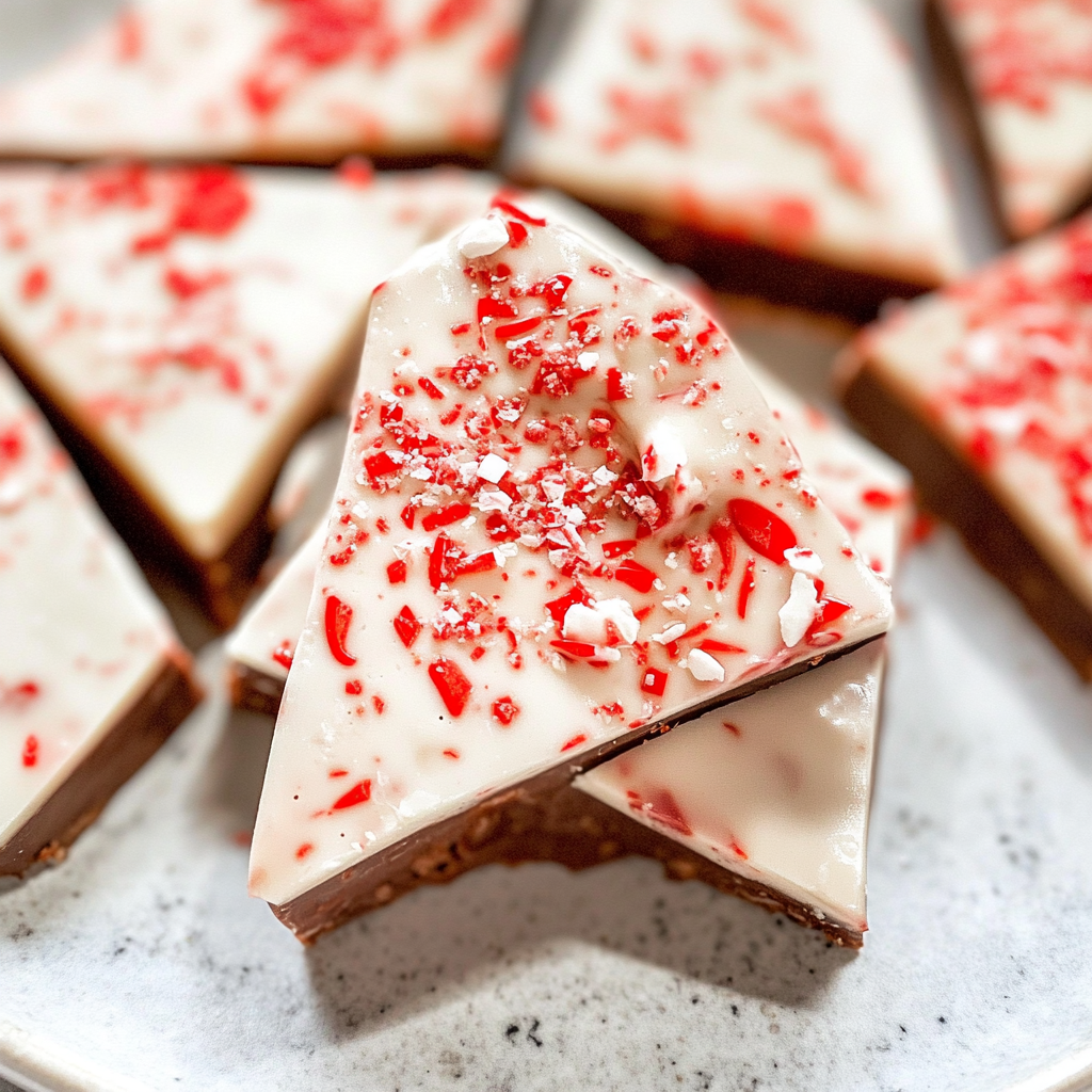 Salted Peppermint Chocolate Bark Recipe