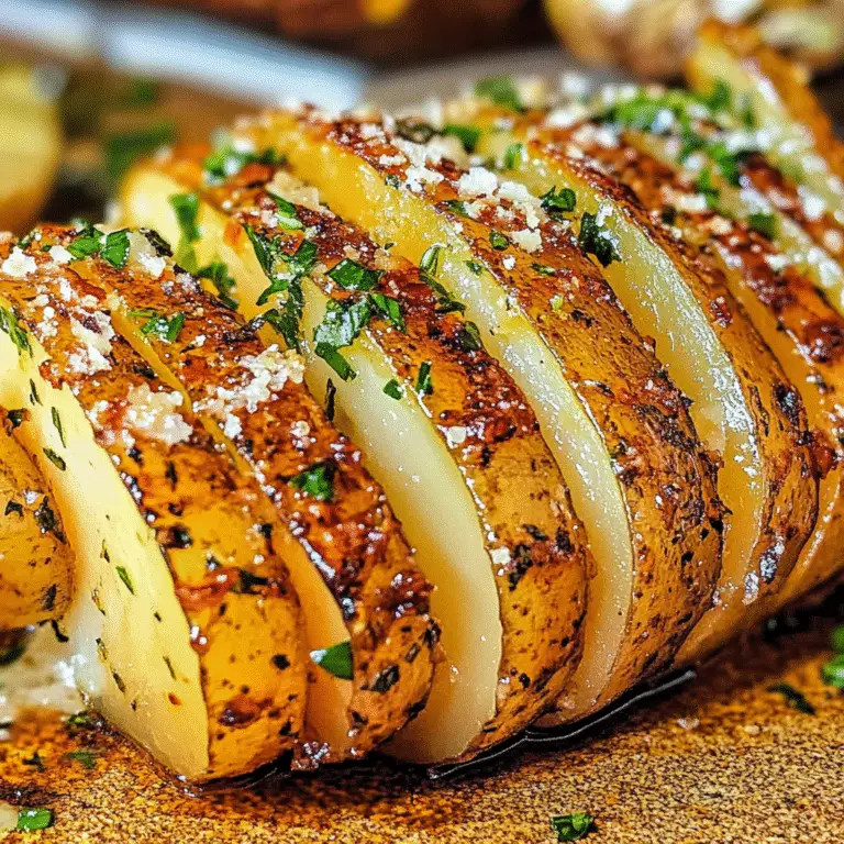 Crispy Hasselback Potatoes