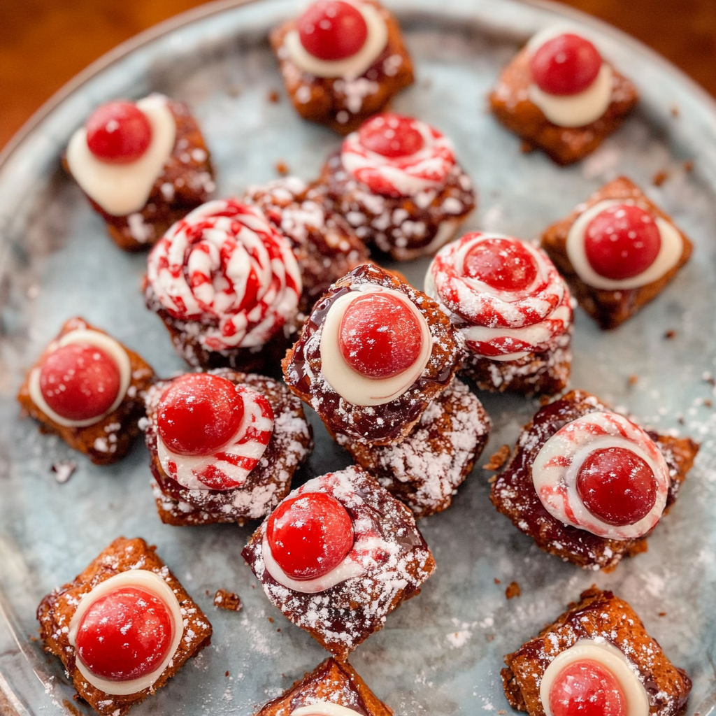 Peppermint Bark Pretzel Bites Recipe
