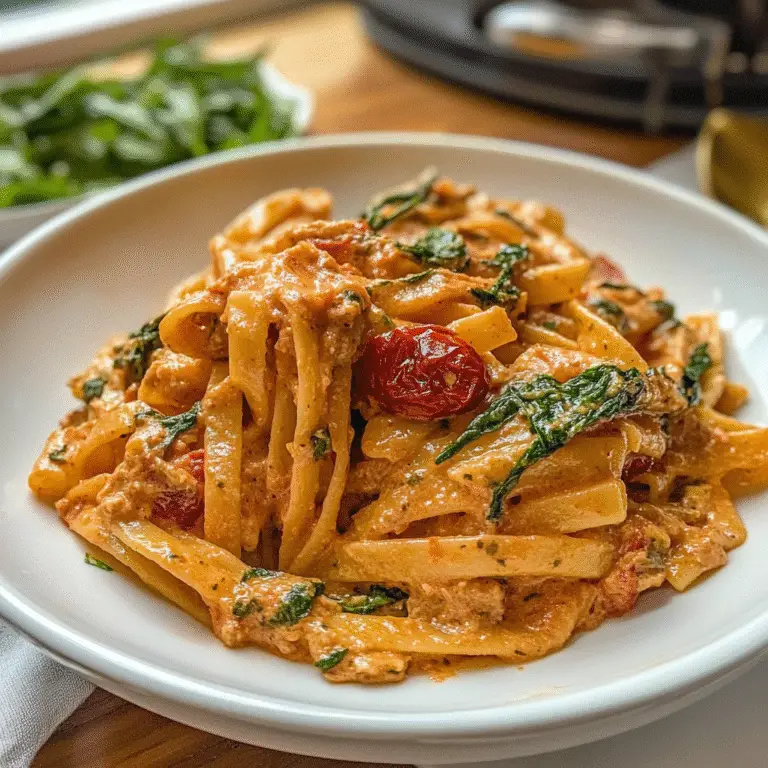 Creamy Sun-Dried Tomato Vegan Pasta