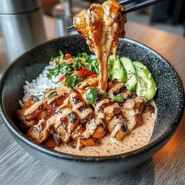Sweet Chili Chicken Bowl Recipe