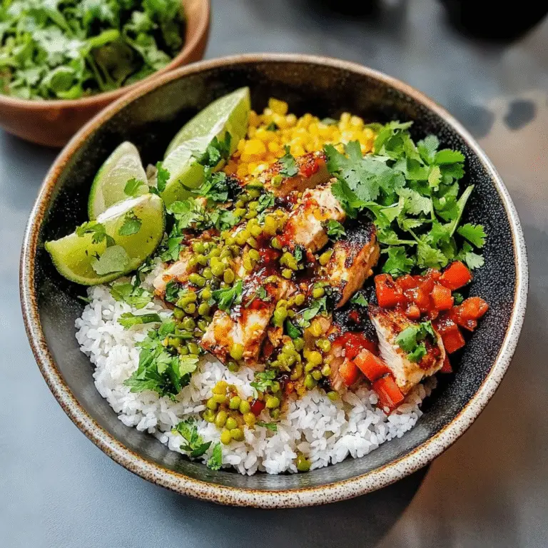 Honey Lime Chicken & Rice Bowls Recipe