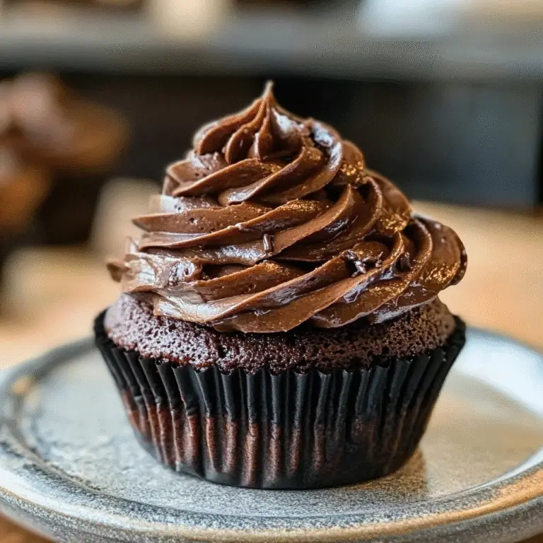 Homemade Chocolate Cupcake Recipe