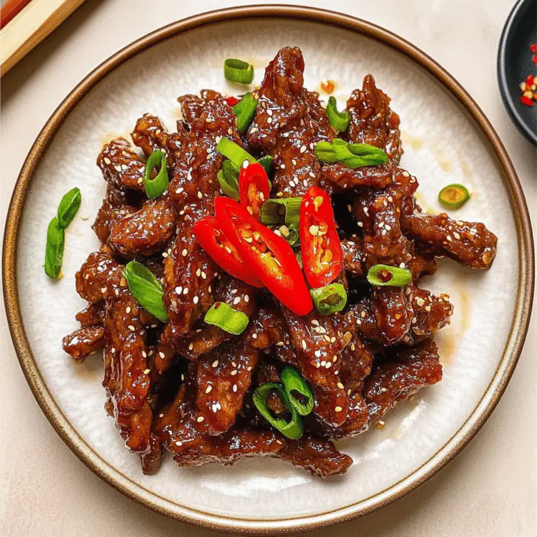 Crispy Chilli Beef Recipe