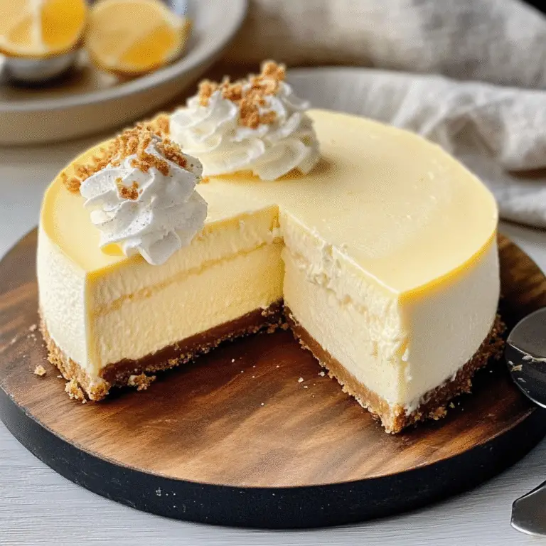 Smooth Eggnog Cheesecake