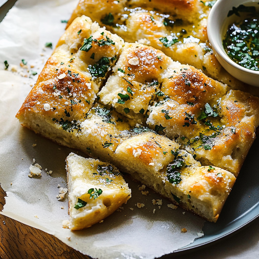 Garlic Parmesan Focaccia Recipe