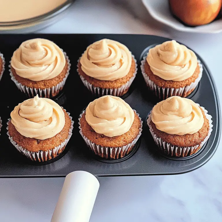 Apple Cupcakes with Maple Buttercream Recipe